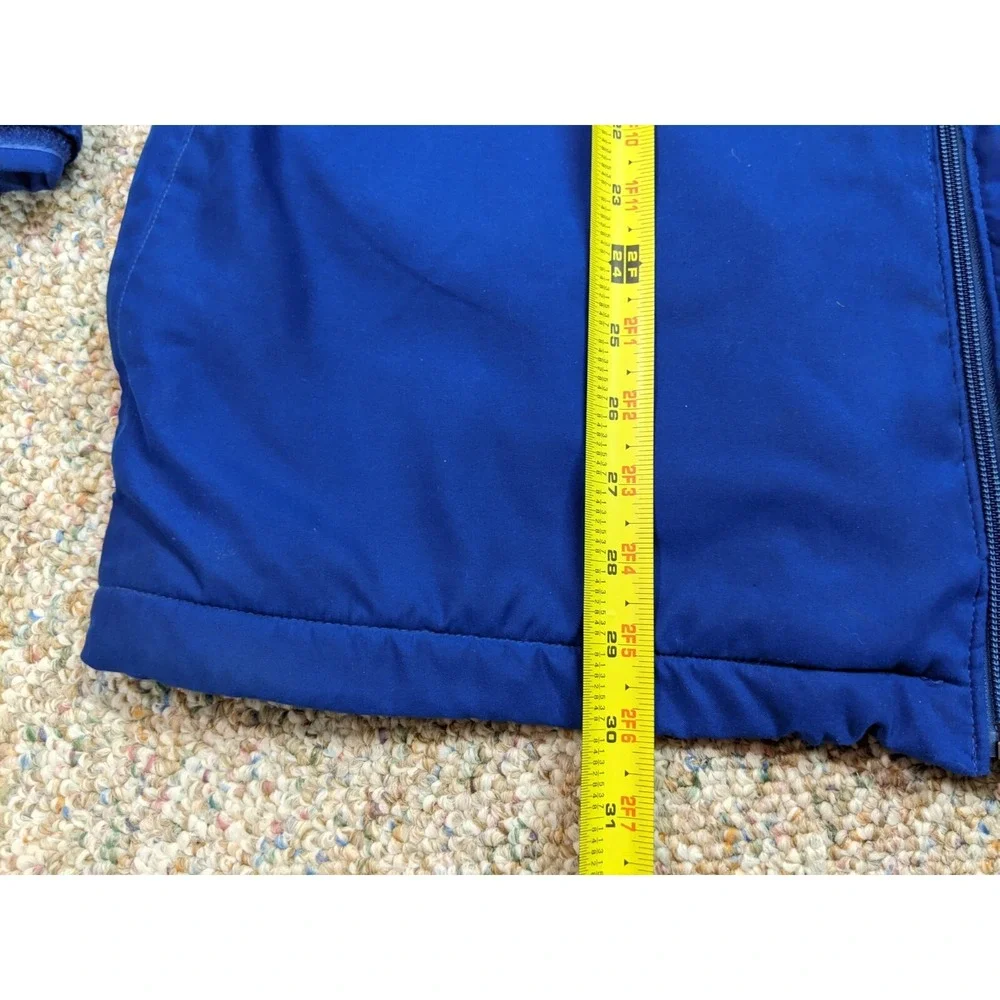 Adidas Track Jacket Mens Large Blue Full Zip Windbreaker Sporty Athleisure